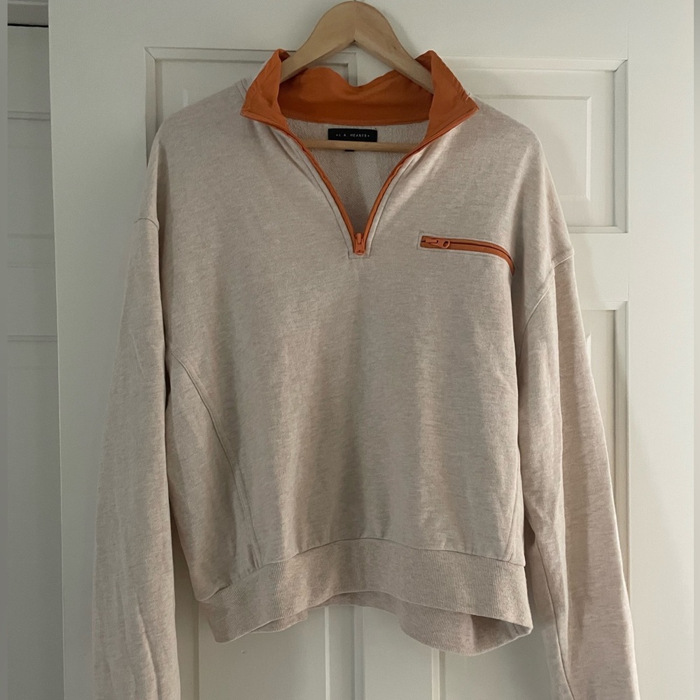 LA Hearts Quarter zip sweatshirt Size L